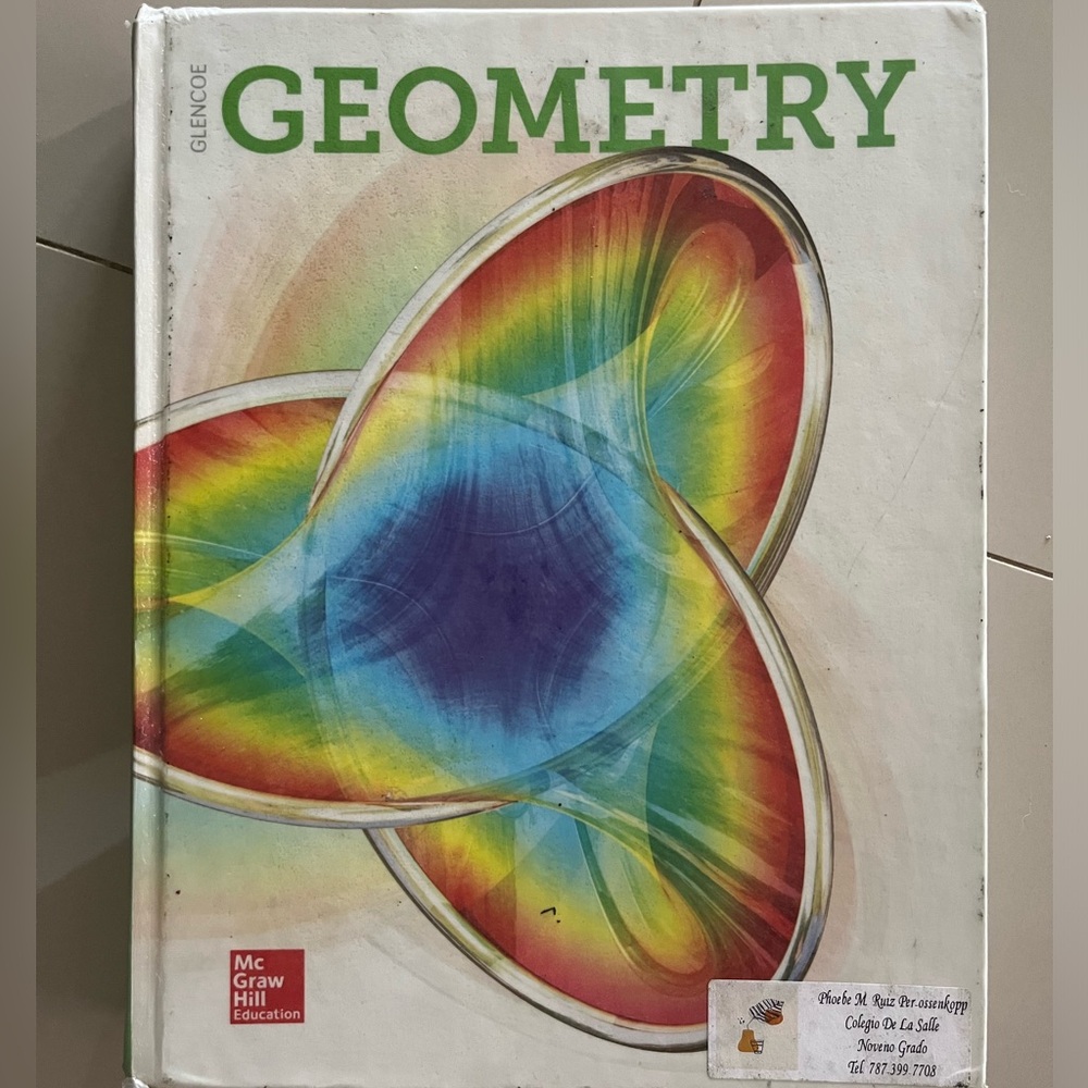 Hardcover Glencoe Geometry Book 2018
